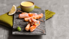 Tempura originale de surimi au lemon curd salé