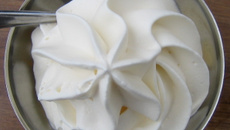 Chantilly de chocolat blanc