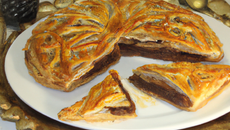 Galette des rois au chocolat et au thé