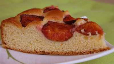 Gâteau brioché aux quetsches
