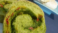 Pain au pesto d'épinards & chorizo