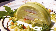 Pressé de rouget au basilic