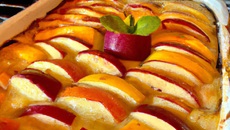 Gratin de fruits exotiques