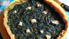 Tarte aux épinards et chèvre au thermomix