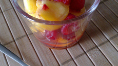 Salade fraîche du jardin au thym citronné