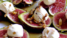 Figues à la  mozzarella