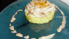 Bar à la sauce foie gras