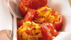 Cœur de bœuf farcie à la polenta