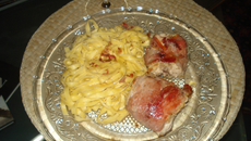 Rables de lapin au chèvre