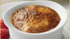 Dessert glacé façon crème brûlée