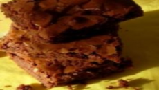 Brownies croustillants et moelleux chocolat vanille