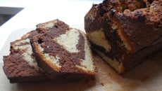 Cake marbré chocolat - cardamome