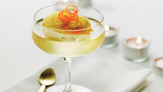 Champagne : Gelée de champagne et mousse de clémentine