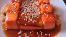 Pavés de saumon à la sauce soja