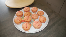 Muffins aux pralines