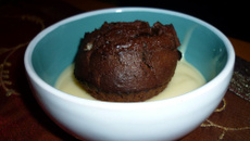 Mini fondants au chocolat