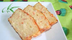 Cake asperges, citron et crevettes