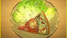 Tarte aux légumes, lardons et chèvre