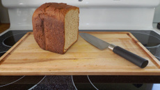 Pain aux bananes et aux grains de chocolat (au four à pain)