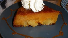 Gâteau à l'ananas et sa chantilly vanillée