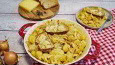 Pâtes façon soupe à l’oignon