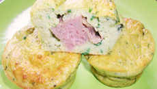 Moelleux aux pommes de terre, ciboule et pâté Hénaff !
