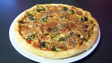 Tarte toute simple au poulet et aux légumes