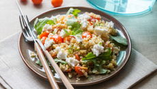 Salade lentilles corail