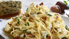Penne Gorgonzola, Poires et Noix