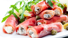 Rolls au jambon de Parme
