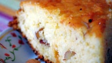 Gâteau aux amandes, citron et chocolat blanc