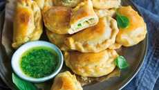 Empanadas au chèvre frais et basilic