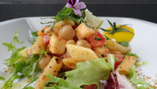 Salade de pâtes tandoori