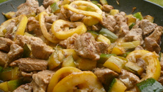 Porc au concombre et au citron