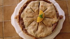 Tarte aux pommes maison à la frangipane