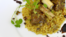 Ris d'agneau /petits gris au Savennière