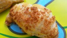 Croissant goyave au spéculoos .