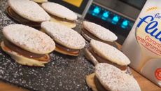 Macarons en pancakes