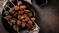 Brochettes de bœuf au barbecue