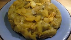 Tatin d'endives, chèvre et poire, aux parfums de miel et de thym