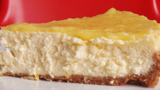 Cheesecake au citron et lemon curd