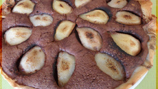 Tarte aux poires crème amandine