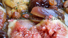 Tajine de poulet aux figues fraiches et fruits secs !