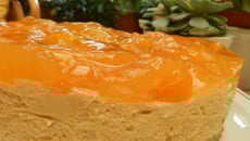 Cheese cake aux abricots au sirop