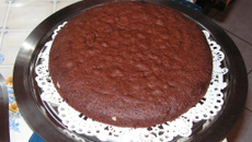 Gâteau au chocolat parfumé au kirsch