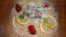 Spaghetti aux fruits de mer maison