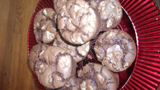 Muffins au chocolat noir et aux noix