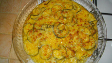 Gratin de courgettes au piment d'espelette
