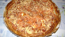 Tarte au thon et au crabe