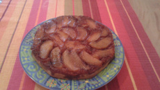Gateau aux pommes caramélisé